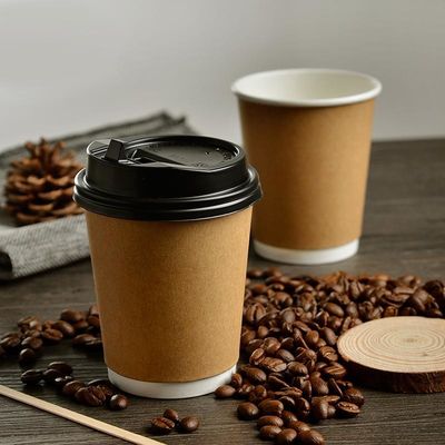 فنجان های قهوه نوشیدنی دوجداره چاپ شده کرافت 30 اونس