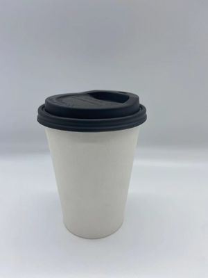 ظرف قهوه فنجان های کاغذی تک لایه 12 اونس با پوشش پلی اتیلن