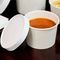 یکبار مصرف با کیفیت بالا قیمت کارخانه ظروف سوپ مایع مقاوم در برابر تک PE 23 اونس کاسه یکبار مصرف سفید