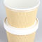 کاسه کاغذی موجدار قهوه ای کرافت درجه 350 گرم براون یکبار مصرف سفارشی چاپ سفارشی