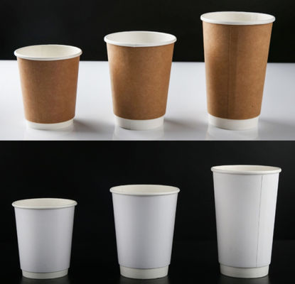 بسته بندی غذای آماده فنجان های کاغذی یکبار مصرف لیوان های کاغذی قهوه چاپ سفارشی