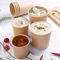 Disposable Thickened Porridge Kraft Paper Soup Bowl Takeaway Packing