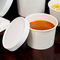 کاسه کاغذ سوپ قابل کمپوست با درجه مواد غذایی سوپ کمپوست سفارشی با درب کاسه کاغذی